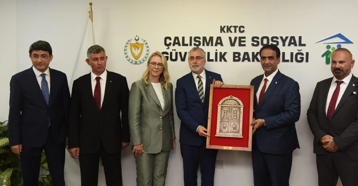 TC Çalışma ve Sosyal Güvenlik Bakanı Işıkhan, Bakan Gardiyanoğlu’nu ziyaret etti