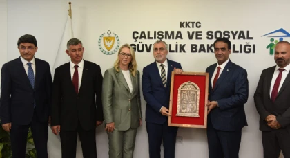TC Çalışma ve Sosyal Güvenlik Bakanı Işıkhan, Bakan Gardiyanoğlu’nu ziyaret etti