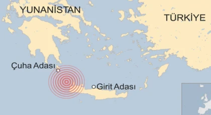 Girit Adası açıklarında deprem!